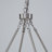 Pershing 8 - Light Dimmable Candle Style Wagon Wheel Chandelier