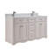 60" Solid Wood Sink Vanity  With 1' Artificial Stone Top-483886943
