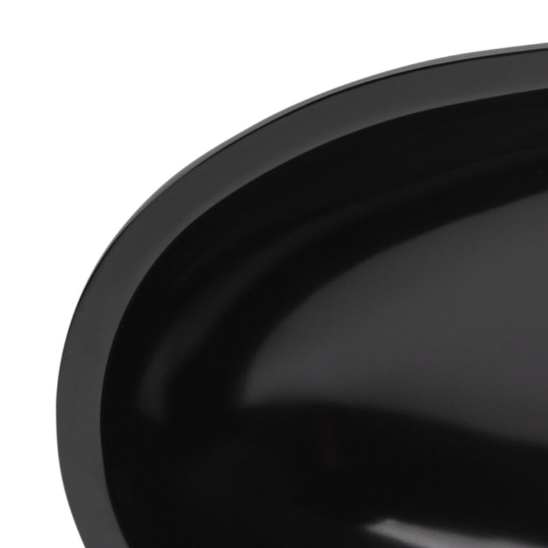 Elite Global Solutions Belize Melamine Serving Bowl, Black