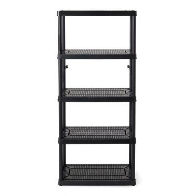 Gracious Living 5 Shelf Fixed Height Ventilated Medium Duty Storage Unit