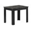 Ensemble de table basse et de table de bout 3 pièces Beck, rectangulaire et carrée, finition noire-102414375-102414374