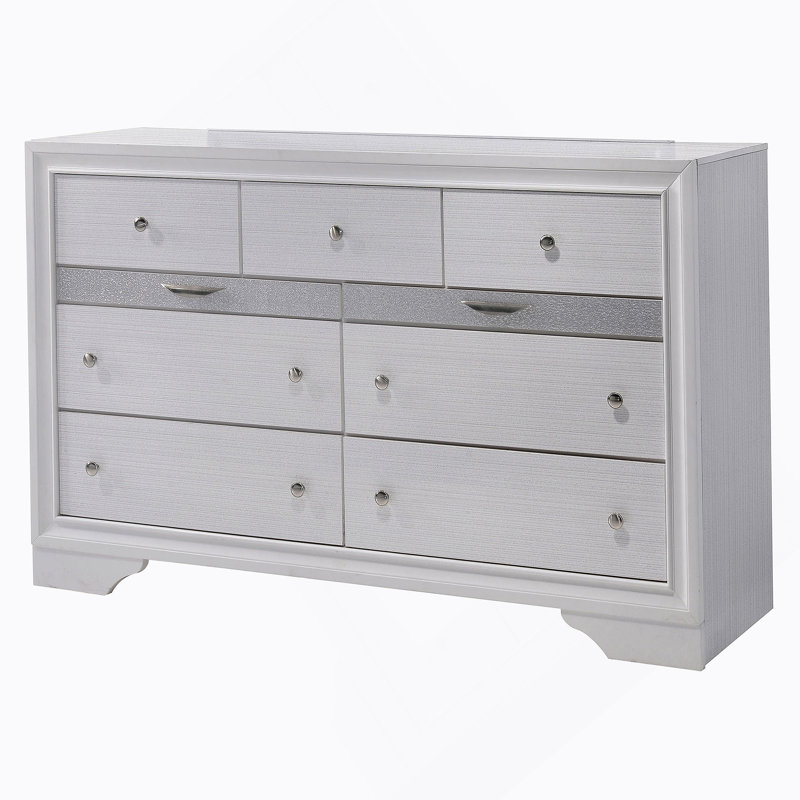 Commode contemporaine 1Pc, Blanc