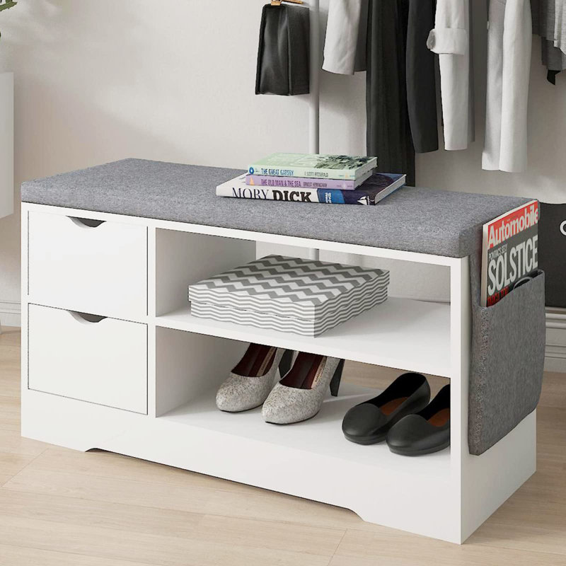 6 Pair Shoe Storage Bench