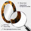 Grunge Gold Cubes Abstract Geometric IV - Modern Oval Wall Mirror-200495674