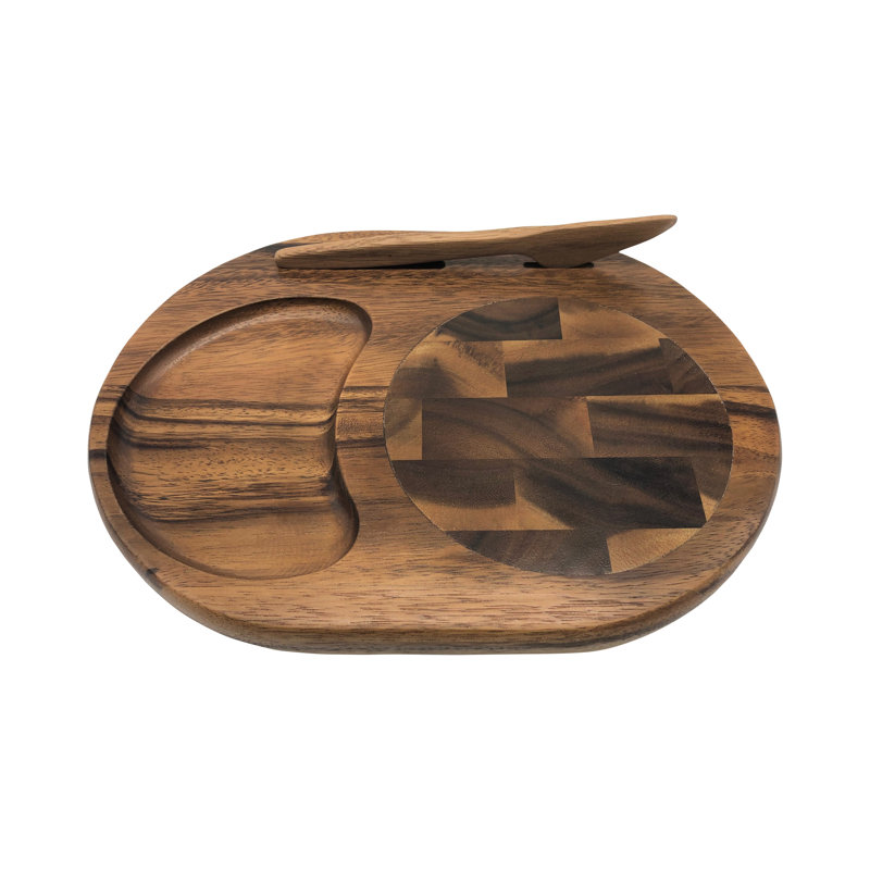 Union Rustic Melania Wood Platter