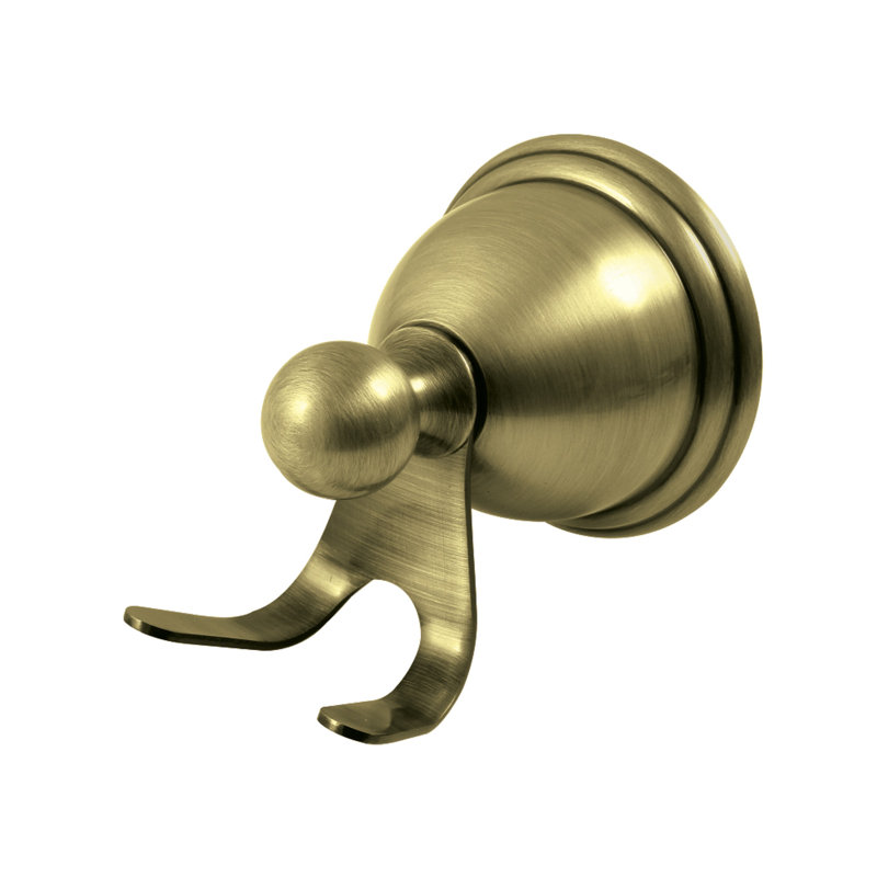 Kingston Brass Restoration Robe Hook, Antique Brass