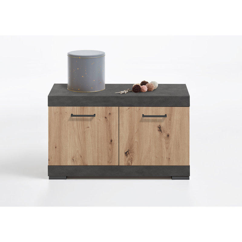 Almin Wood Office Bench