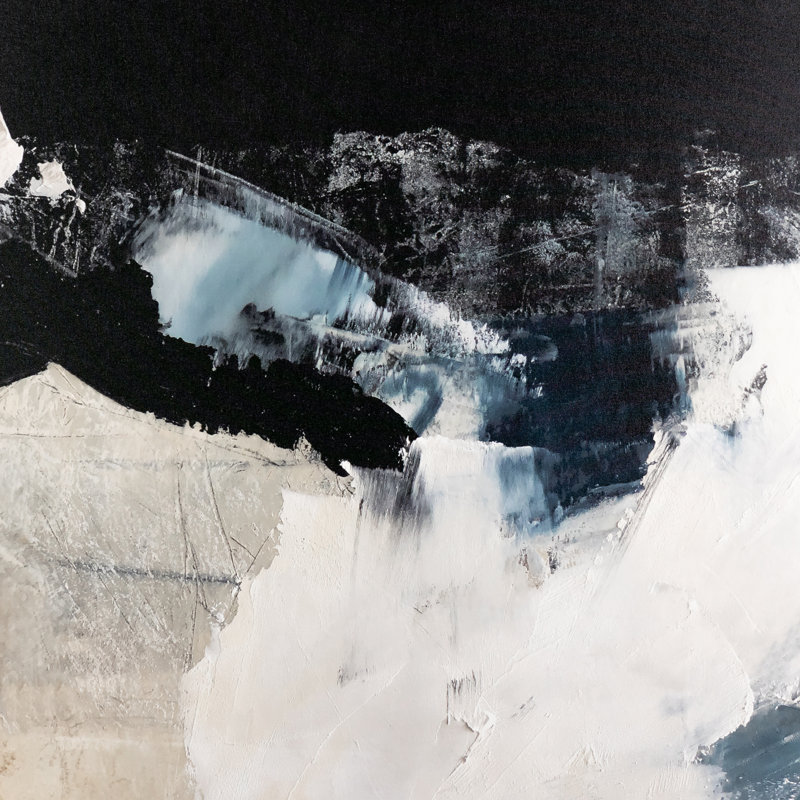 The Weight Of Silence Painting by Melanie Biehle, 60" H x 40" W x 2" D