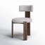 Aymer Fabric Side Chair in Gray