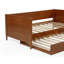 Camello Twin Solid Wood Daybed with Trundle-2033388165
