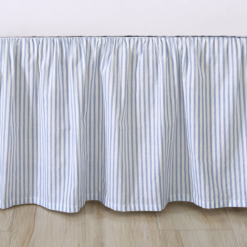 Laura Ashley Ticking Stripe Bed Skirt, Full