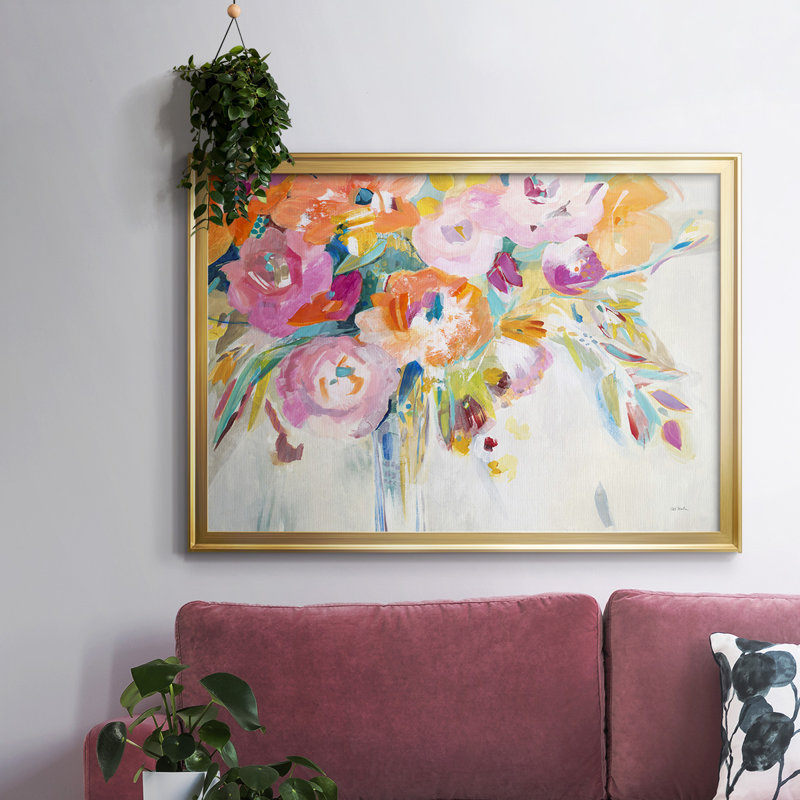 «Dance Lessons», reproduction d'un seul cadre photo sur toile, Or, H 14 po x l 20 po x P 1,5 po