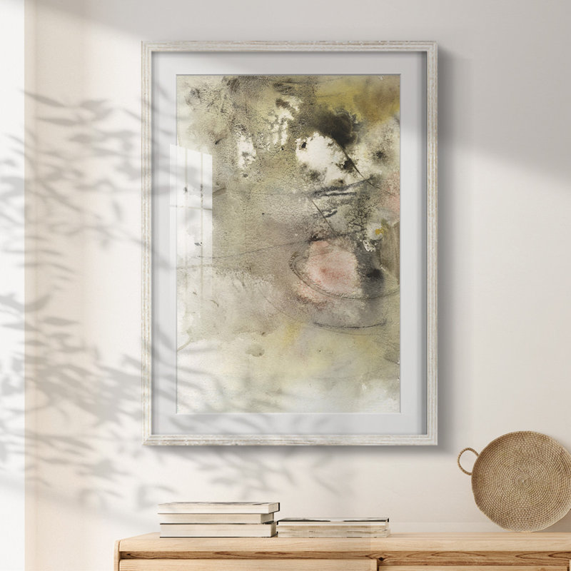 Doux inspiration I - impression encadrée, H 28,5 po x l 20,5 po, Blanc