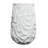 Ciannah White Resin Large Wavy Textured Floor Decorative Vase-107243584-107243585
