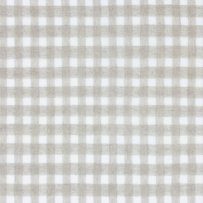 Nevada Checkered Linen Blend Fabric
