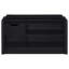 Banc de rangement à 1 tiroir noir Astor, rangement pour chaussures