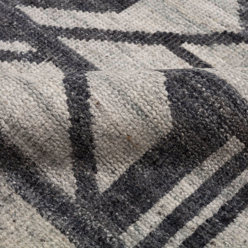 Hand Knotted Abstract Area Rug