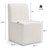 Upholstered Dining Chairs With Casters, Modern Single Sofa Chair With Slient Wheels For Living Room, Arrived Assembed(4Pc, Oatmeal)-848967209-848967215