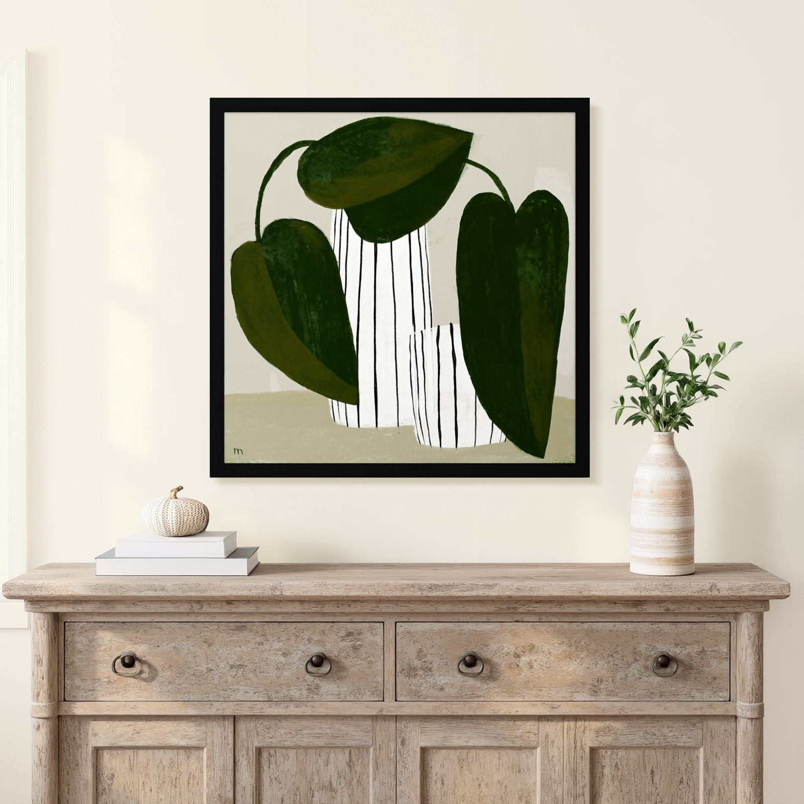 Striped Vases by StudioM, Black, 44" H x 44" W x 1.25" D