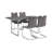 Anyssa 5 - Person Double Pedestal Dining Set-2144234288-2143953577-2143953582