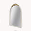 Miroir mural arqué 23,8 po x 35,9 po de style antique vieilli pour chambre à coucher, salon, entrée