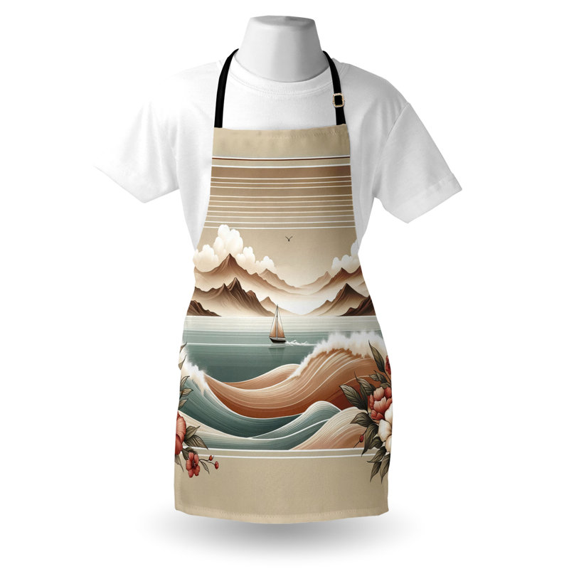 No Pattern Bib Apron