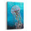 «Colorful Jellyfish 2» par Carolee Vitaletti, art mural en verre acrylique-1380398961