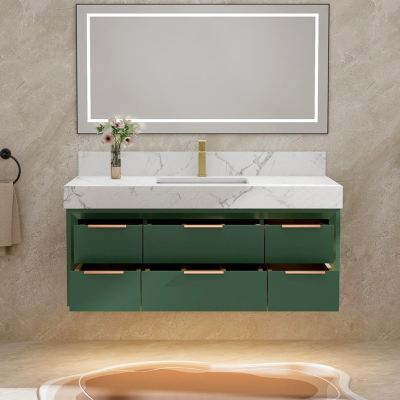 Ensemble de meuble-lavabo mural 48 po