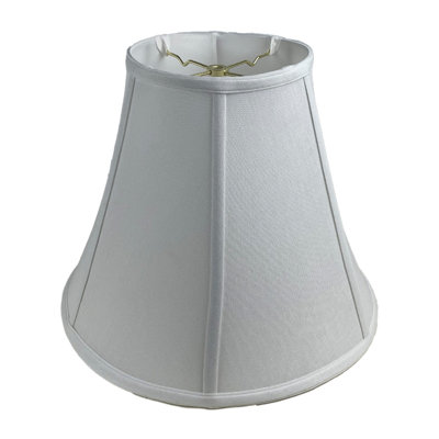 Royal Designs, Inc. BSO-704-18LNWH, abat-jour de base en forme de cloche véritable, 9 x 18 x 13,6, blanc lin