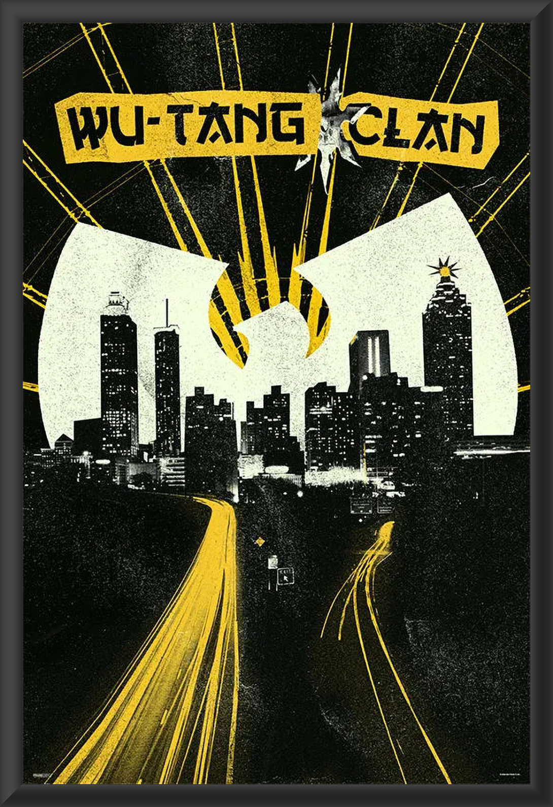Latitude Run® Wu Tang Clan - City Commute - 24 x 36 Inch - Sturdy ...