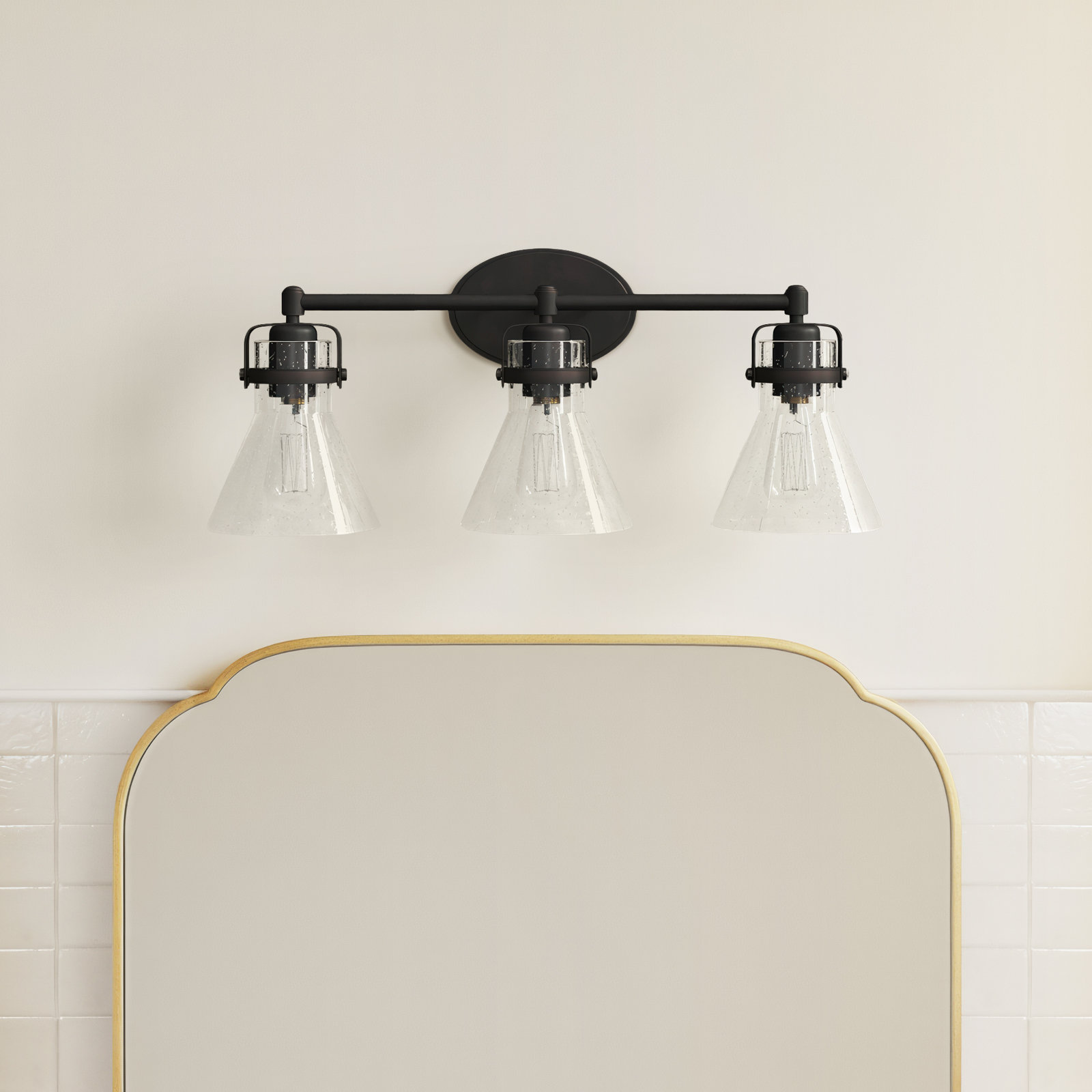 Nare Dimmable Vanity Light, No, Polished Chrome, 3 Lights