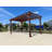 Solid Mission Brown Redwood Pergola-997436418