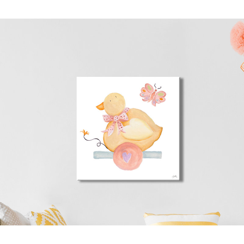 « fantaisiste duck »-impression, Toile tendue, H 18" x l 18" x P 1"