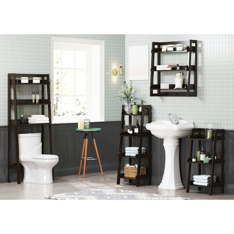 Burroughs Bathroom Shelves, Espresso