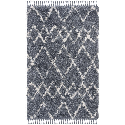 Hollington Pro Lux Shag 400 Performance Geometric Rug