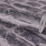 Brick Metallic Wallpaper Roll