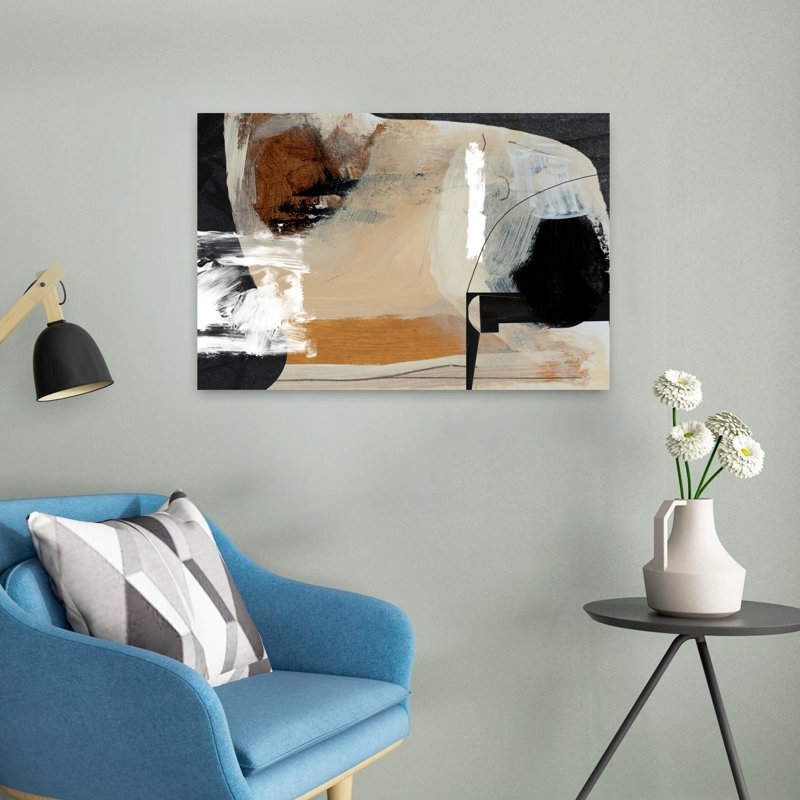 Art contemporain contemporain abstrait, H 24 po x l 16 po