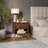Hunter 20"W Solid Wood Industrial Modern Nightstand with 1 Drawer, Open Storage and Hairpin Legs-100085993