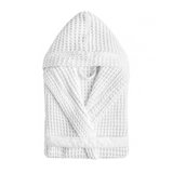 Aura 100% Cotton Waffle Gender Neutral Bathrobe with Hood