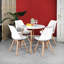 Ackerly 4 -Person Solid Wood Dining Set