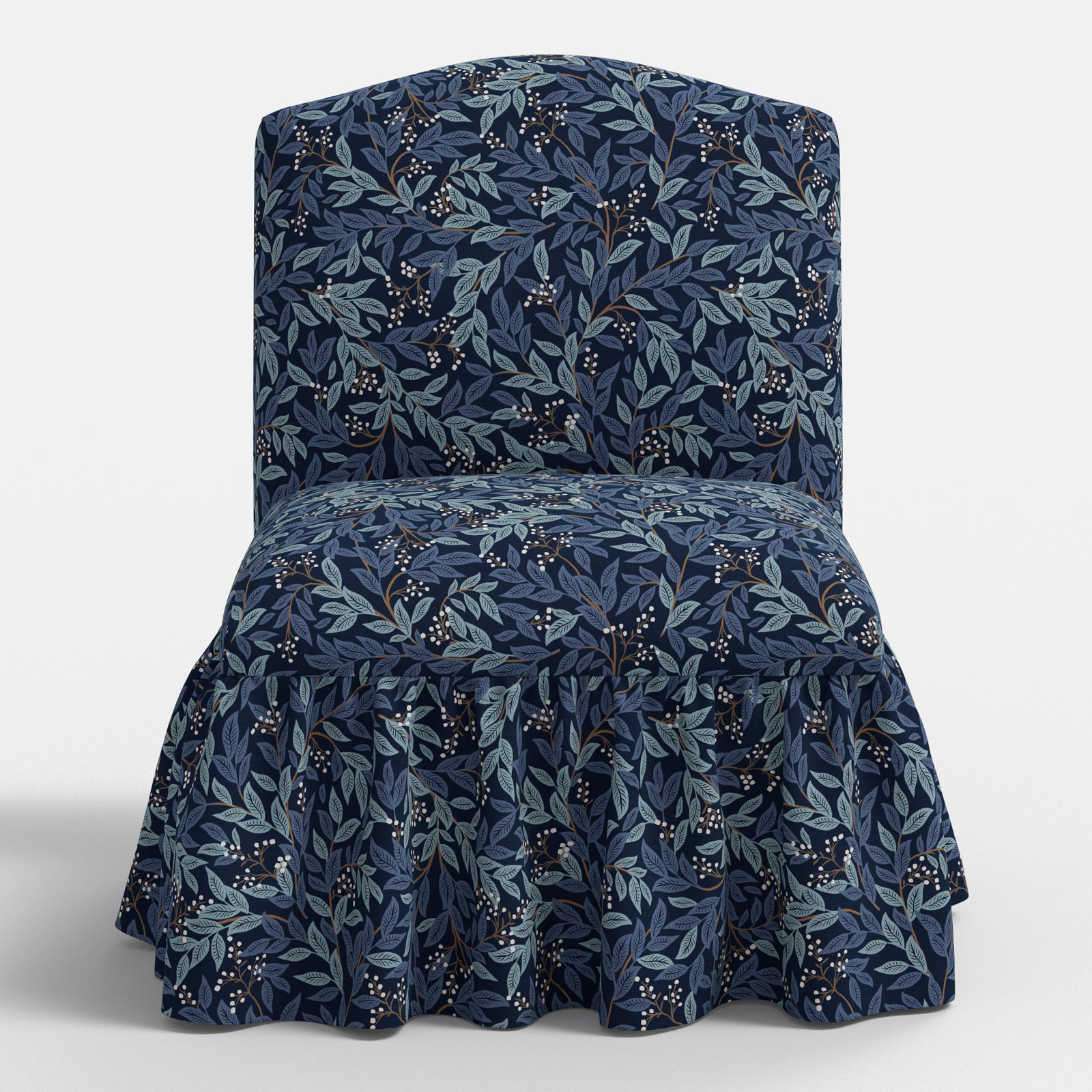 Edie Slipper Chair, Willowberry Navy