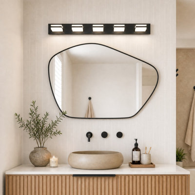 Éclairage de meuble-lavabo moderne réglable à DEL avec abat-jour rotatif CCT