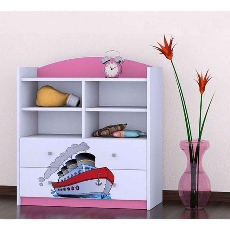 Gia 96cm H X 86cm W Kids Cube, Pink