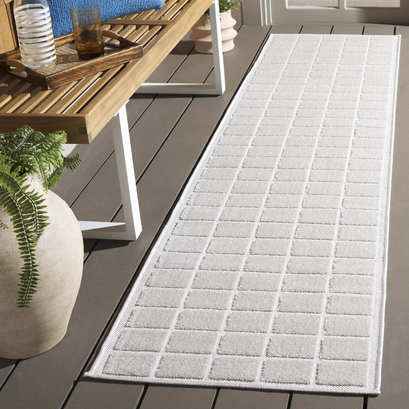 Keymoni Performance Geometric Rug, Runner 2' x 8'