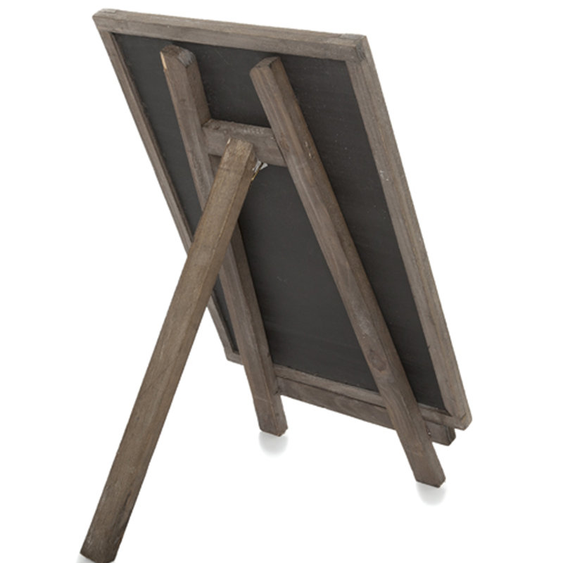 Tableau noir en bois, Brun rustique, H 2 pi 4 po x l 1 pi 4 po