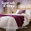 Feels Like Down 10.5 Tog All Year Round Duvet with 2 Medium Support Back Sleeper Pillows-50898356