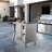 39 X 19 Inches Stainless Steel Prep Table With Cabinet And 2 Sliding Doors
