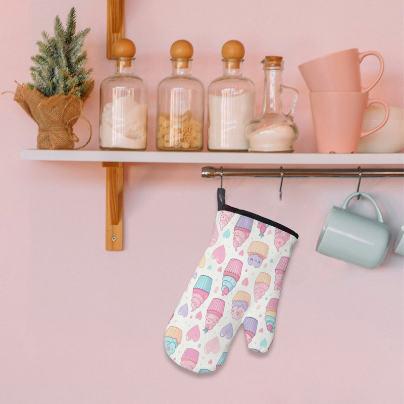 Couvre-lit en coton Love Cupcakes
