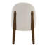 De 2 chaises rembourrées - Tissu blanc et chêne Capacité de 220 lb Largeur du siège: 18 po Profondeur du dossier: 24,81 po Produit Sièges Finition latérale sans rangement 14 po