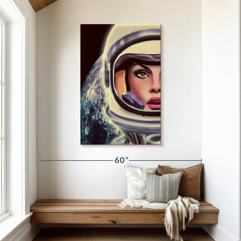 Oberle Le Cosmonaute, 45" H x 30" W